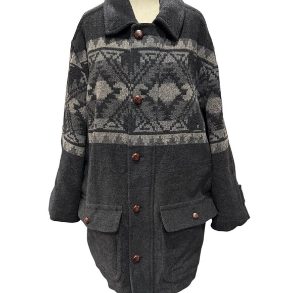 Banana Republic Cabinwear Men's Wool Peacoat – Size Large - Picture 1 of 5